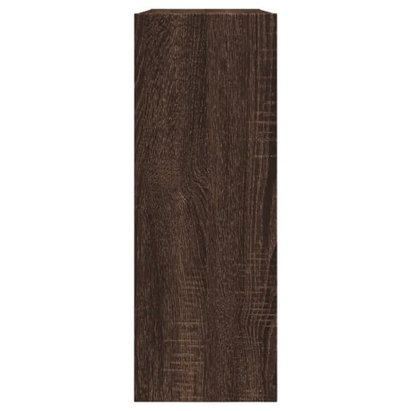 vidaXL skoreol 80x21x57 cm konstrueret træ brun egetræsfarvet