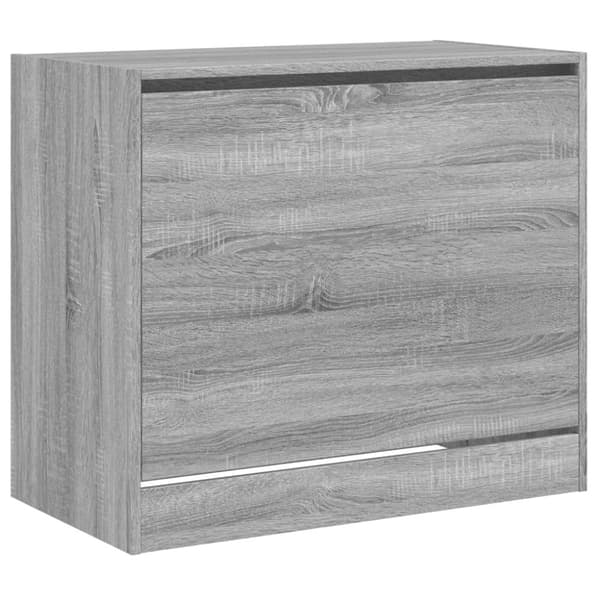 vidaXL skoskab 80x42x69 cm konstrueret træ grå sonoma-eg