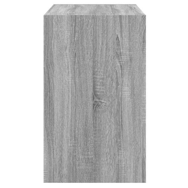 vidaXL skoskab 80x42x69 cm konstrueret træ grå sonoma-eg