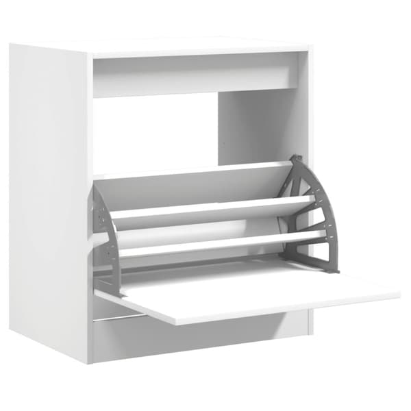 vidaXL skoreol 60x42x69 cm konstrueret træ hvid