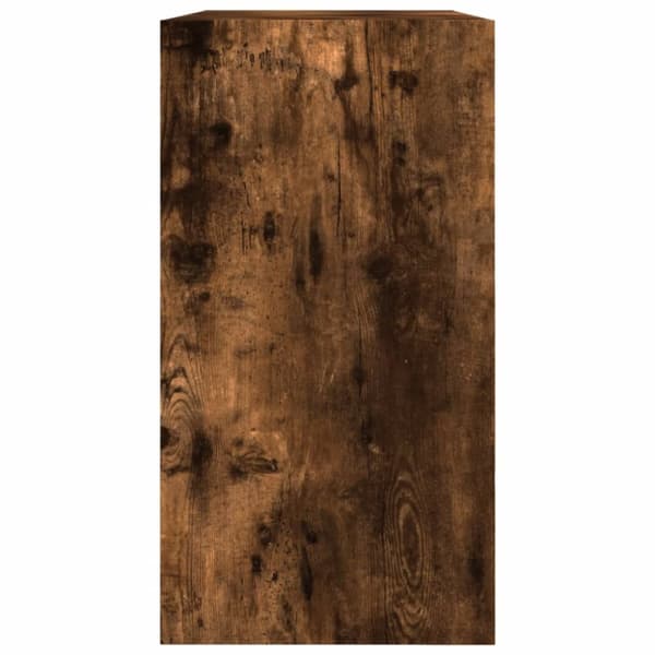 vidaXL Kenkäkaappi savutammi 80x34x63cm tekninen puu