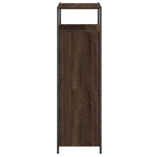 vidaXL Kenkäkaappi ruskea tammi 60x34x112 cm tekninen puu