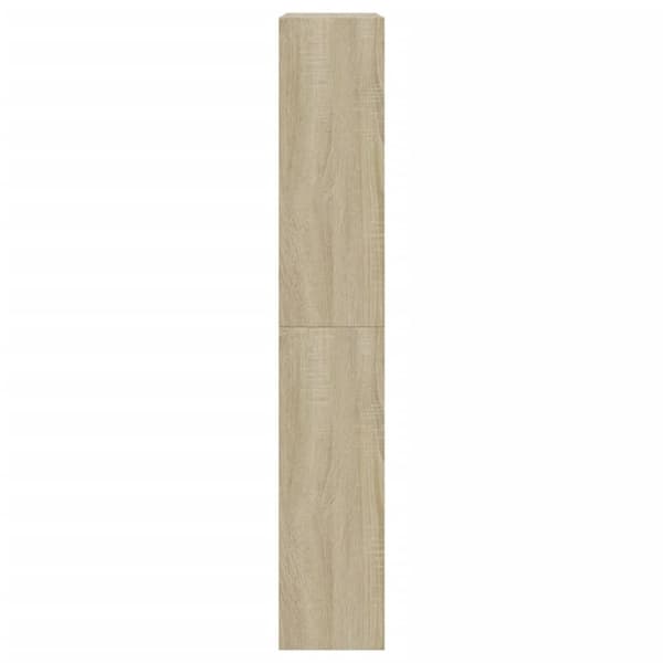 vidaXL skoreol 60x21x125,5 cm konstrueret træ sonoma-eg