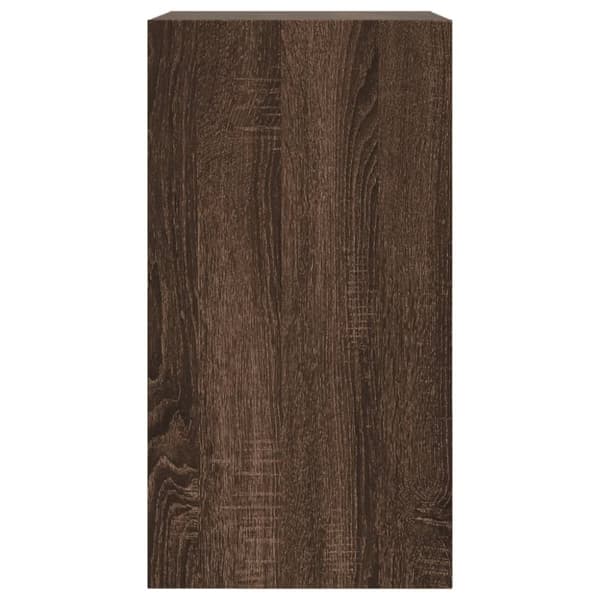 vidaXL Skoskap brun eik 60x34x63,5 cm konstruert tre