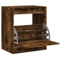 Miniatyrbilde 1 av 10: vidaXL Skoskap røkt eik 60x42x69 cm konstruert tre