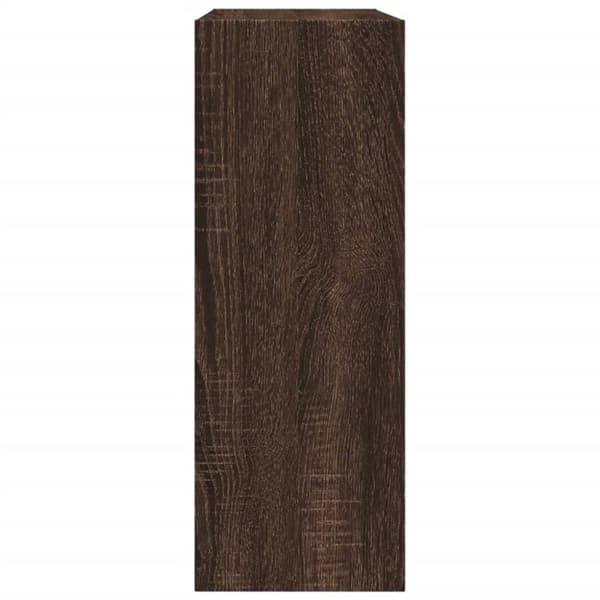 vidaXL Skoskap brun eik 60x21x57 cm konstruert tre
