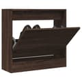 Miniatyrbilde 10 av 10: vidaXL Skoskap brun eik 60x21x57 cm konstruert tre