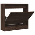 Miniatyrbilde 1 av 10: vidaXL Skoskap brun eik 60x21x57 cm konstruert tre
