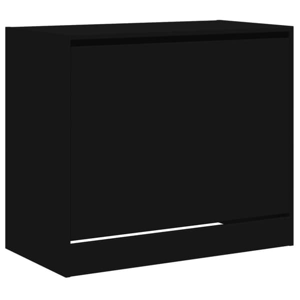vidaXL skoreol 80x42x69 cm konstrueret træ sort