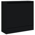 Miniatyrbilde 3 av 10: vidaXL Skoskap svart 60x21x57 cm konstruert tre