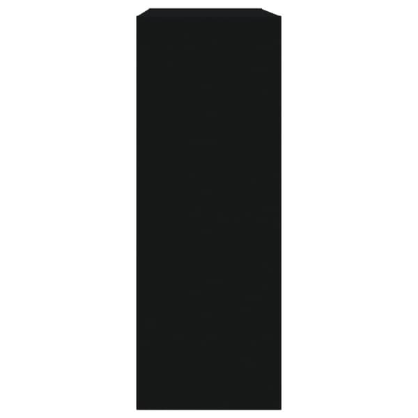 vidaXL Skoskap svart 60x21x57 cm konstruert tre