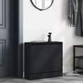 Miniatyrbilde 2 av 10: vidaXL Skoskap svart 60x21x57 cm konstruert tre