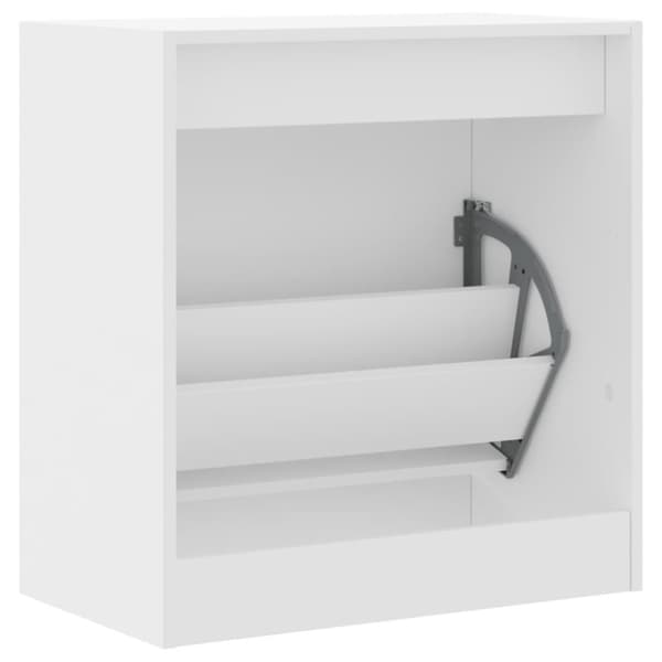 vidaXL skoreol 60x34x63,5 cm konstrueret træ hvid