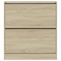 Miniatyrbilde 4 av 10: vidaXL Skoskap sonoma eik 80x21x87,5 cm konstruert tre