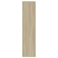 Miniatyrbilde 5 av 10: vidaXL Skoskap sonoma eik 80x21x87,5 cm konstruert tre