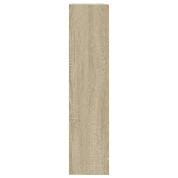 vidaXL Skoskap sonoma eik 80x21x87,5 cm konstruert tre