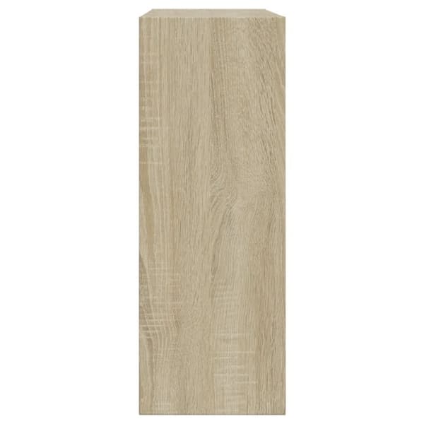 vidaXL Skohylla sonoma-ek 60x21x57 cm konstruerat trä