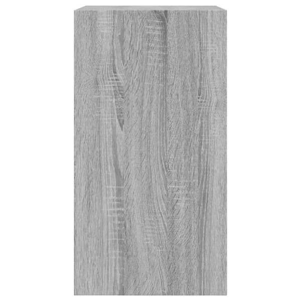 vidaXL Kenkäkaappi harmaa Sonoma 60x34x63,5 cm tekninen puu