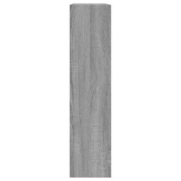 vidaXL Kenkäkaappi harmaa Sonoma 80x21x87,5 cm tekninen puu