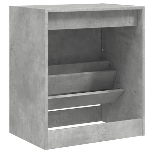 vidaXL skoreol 60x42x69 cm konstrueret træ betongrå