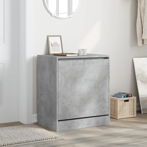 vidaXL skoreol 60x42x69 cm konstrueret træ betongrå