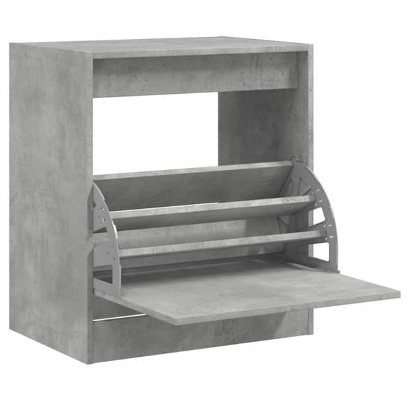 vidaXL skoreol 60x42x69 cm konstrueret træ betongrå