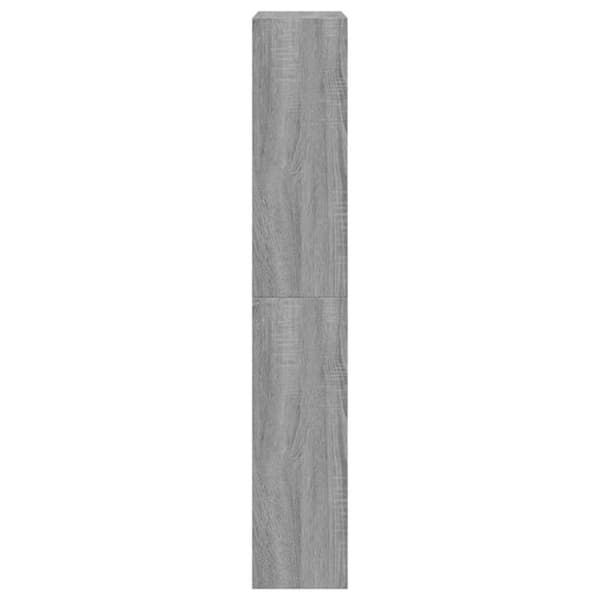 vidaXL skoreol 60x21x125,5 cm konstrueret træ grå sonoma-eg