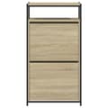 Miniatyrbilde 4 av 10: vidaXL Skoskap sonoma eik 60x34x112 cm konstruert tre