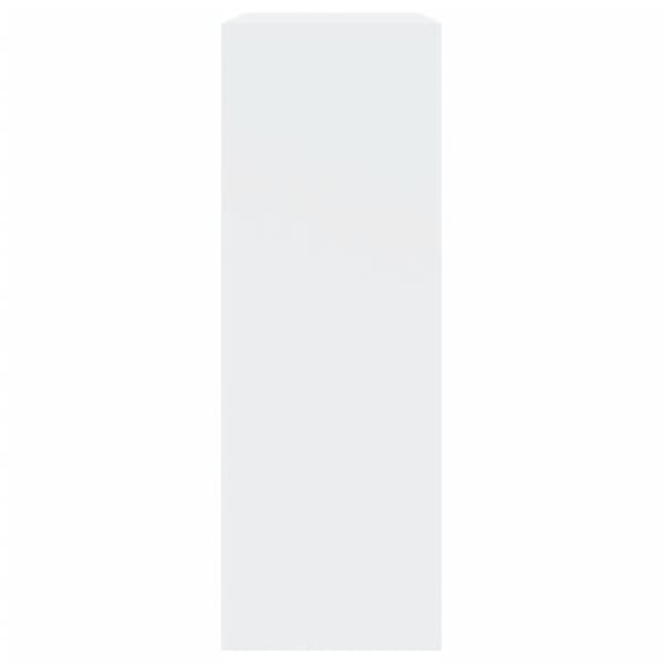 vidaXL Skohylla vit 80x34x96,5 cm konstruerat trä