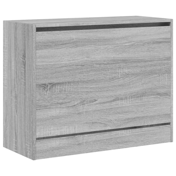 vidaXL skoreol 80x34x63 cm konstrueret træ grå sonoma-eg