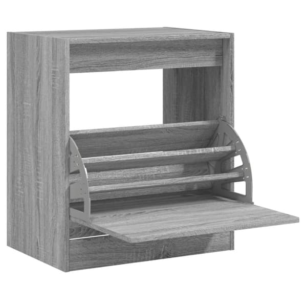 vidaXL skoreol 60x42x69 cm konstrueret træ grå sonoma-eg