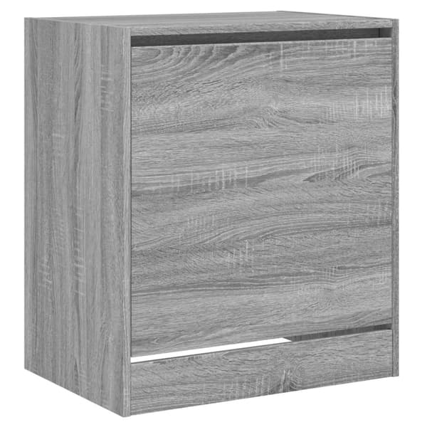 vidaXL Skoskap grå sonoma 60x42x69 cm konstruert tre