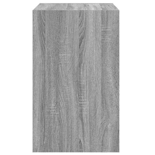vidaXL Skoskap grå sonoma 60x42x69 cm konstruert tre