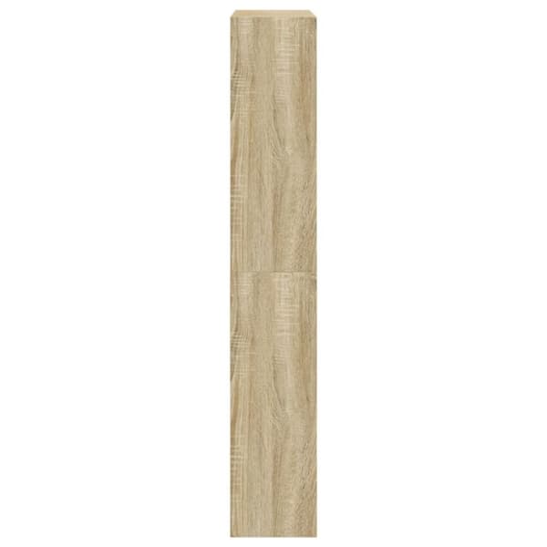 vidaXL Skoskap sonoma eik 80x21x87,5 cm konstruert tre