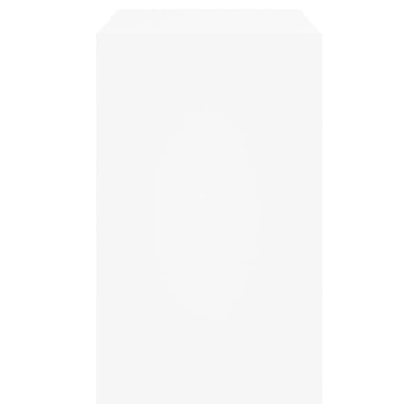 vidaXL Skoskap hvit 80x42x69 cm konstruert tre