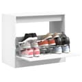 Miniatyrbillede 10 af 10: vidaXL skoskab 80x42x69 cm konstrueret træ hvid