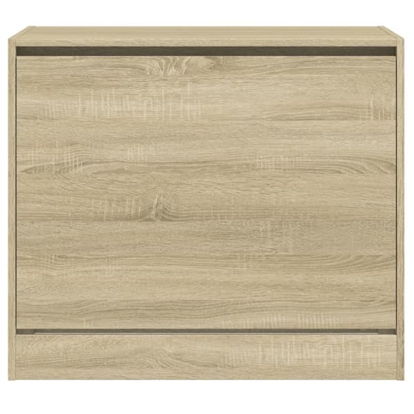 vidaXL Skoskap sonoma eik 80x42x69 cm konstruert tre