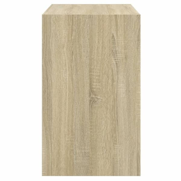 vidaXL Skoskap sonoma eik 80x42x69 cm konstruert tre