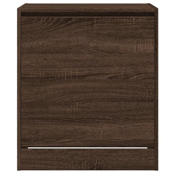 vidaXL skoreol 60x42x69 cm konstrueret træ brun egetræsfarve
