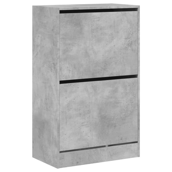 vidaXL skoreol 60x34x96,5 cm konstrueret træ betongrå