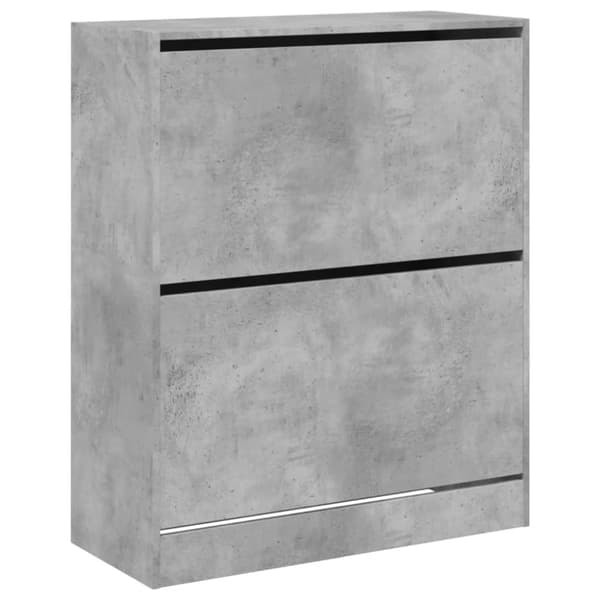vidaXL skoreol 80x34x96,5 cm konstrueret træ betongrå