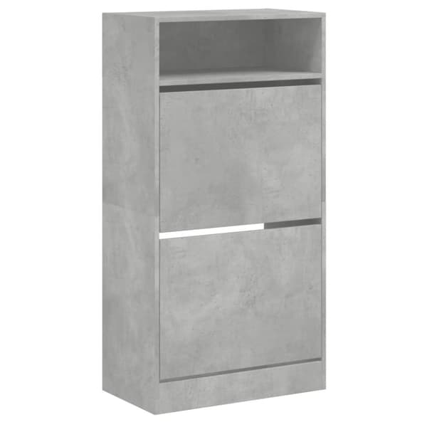 vidaXL skoreol 60x34x116 cm konstrueret træ betongrå