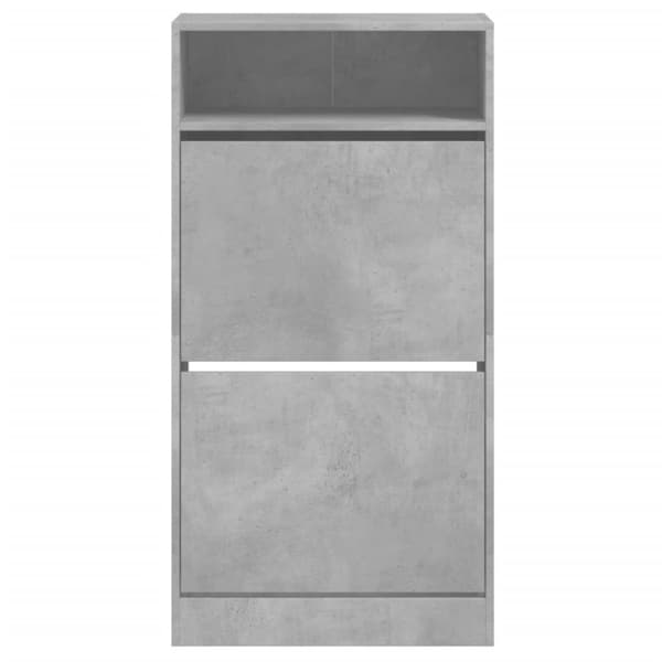 vidaXL skoreol 60x34x116 cm konstrueret træ betongrå