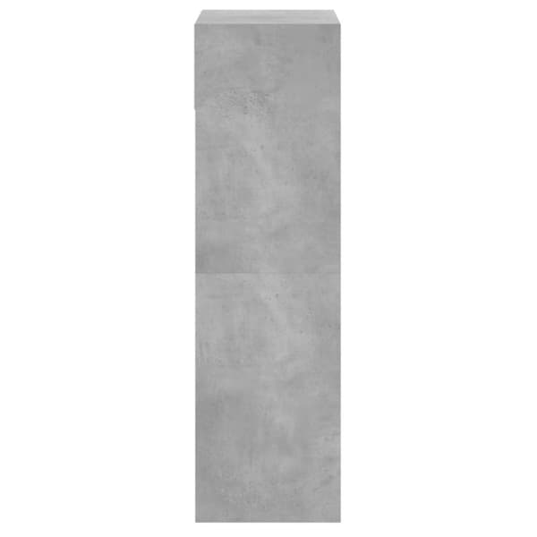 vidaXL skoreol 60x34x116 cm konstrueret træ betongrå
