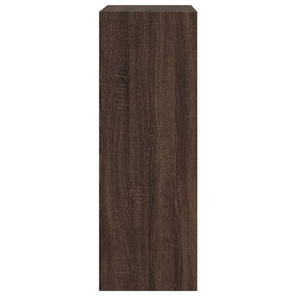 vidaXL Kenkäkaappi ruskea tammi 60x34x96,5 cm tekninen puu
