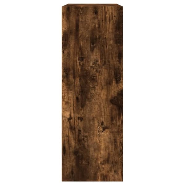 vidaXL Kenkäkaappi savutammi 80x34x96,5 cm tekninen puu