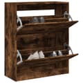 Miniatyrbilde 10 av 10: vidaXL Skoskap røkt eik 80x34x96,5 cm konstruert tre