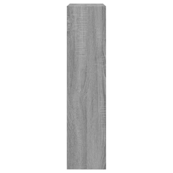 vidaXL Skoskap grå sonoma 60x21x87,5 cm konstruert tre