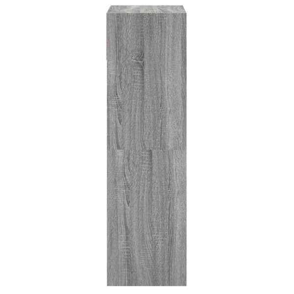 vidaXL skoreol 60x34x116 cm konstrueret træ grå sonoma-eg