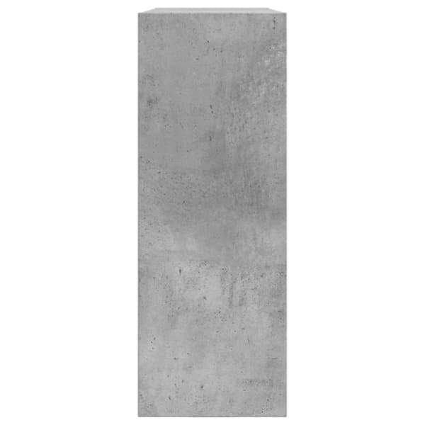 vidaXL Kenkäkaappi betoninharmaa 80x21x57 cm tekninen puu